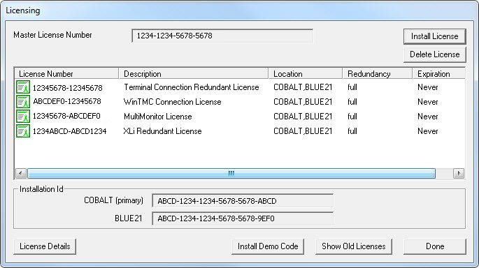 ThinManager 6 Licensing Window