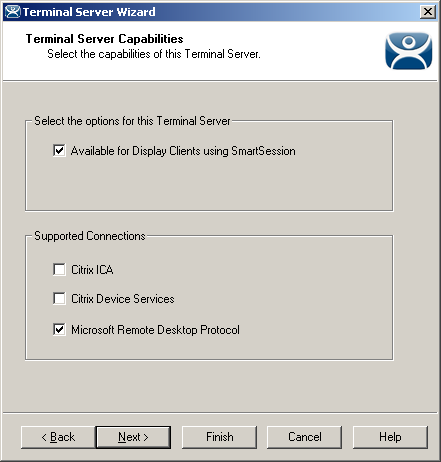 Terminal Server Capabilities