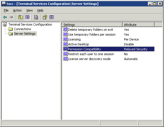 microsoft terminal services