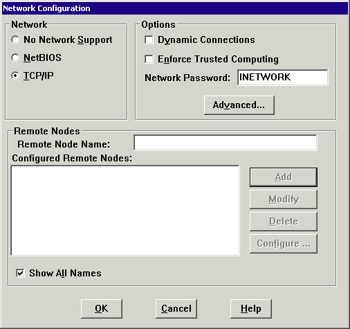 Network Configuration