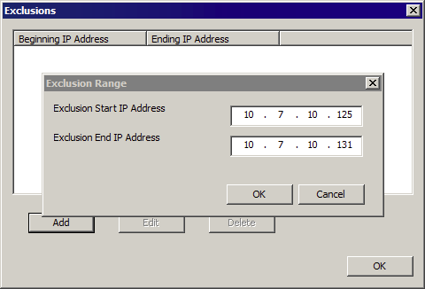 Reservation Window in the PXE Server