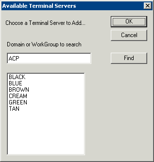 windows terminal services